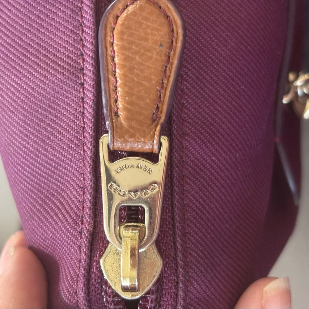 Coach Crossbody Purple Bag - Picture 10 of 16